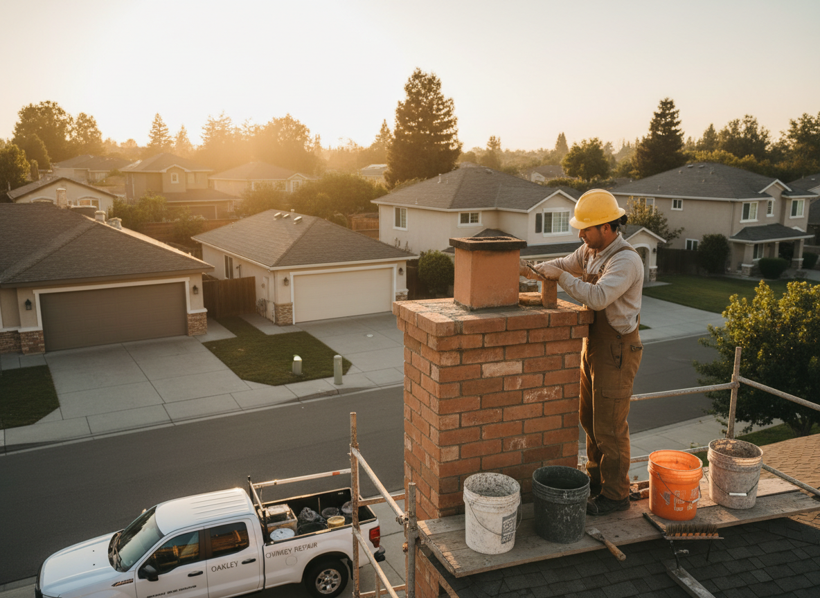 Chimney repair in East Walnut Hills
